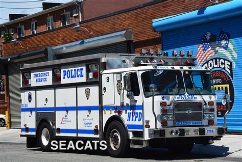 New York Police Department Nypd E One Cyclone Ii Emergency Service