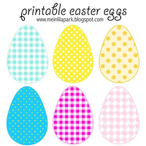 Free Printable Cheerfully Colored Easter Eggs Ausdruckbare Ostereier