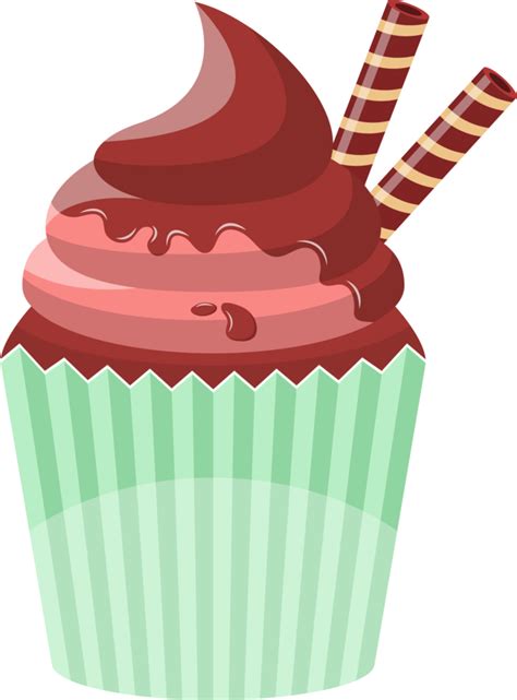 Free Délicieux Cupcake Clipart Design Illustration 9399794 Png With