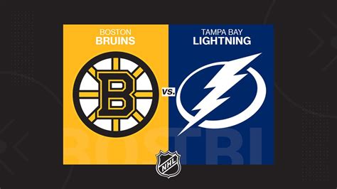 Boston Bruins Vs Tampa Bay Lightning