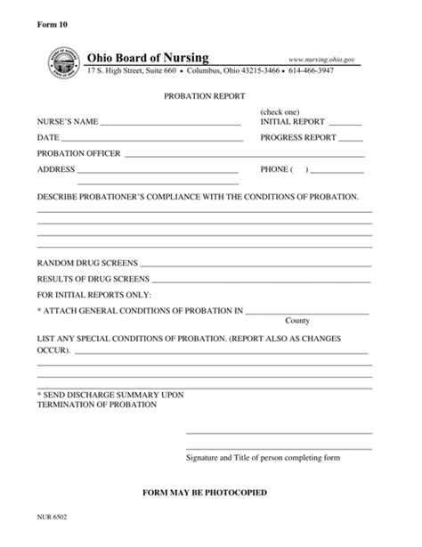 Form 10 Fill Out Sign Online And Download Printable Pdf Ohio