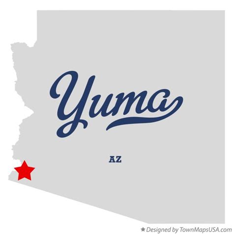 Map Of Yuma Az Arizona