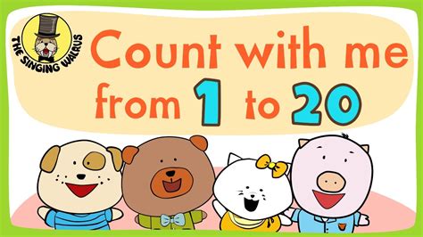 You can count on me like 1, 2, 3 i'll be there and i know when i need it i can count on you like 4, 3, 2 you'll be there 'cause that's what friends are supposed to do. Number song 1-20 for children | Counting numbers | The ...