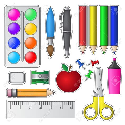 Dibujo Utiles Escolar School Tool Art School Supplies Scrapbook