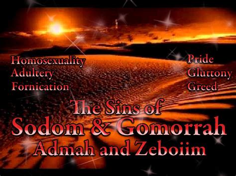 The Sins Of Sodom And Gomorrah Biblical Proof