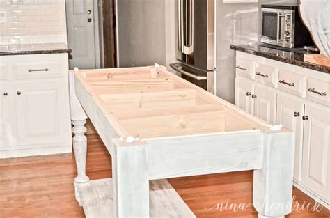 A simple design with traditional vibes such as the one featured on ninahendrick can be a great place to start your diy journey from. Build Your Own DIY Kitchen Island (With images) | Diy kitchen island, Kitchen island building ...