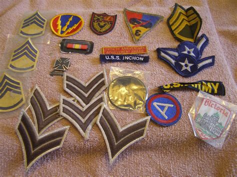 Vintage Military Pins Medals And Ribbons Etsy