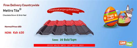 Mettro Tile Roofing Sheet Mabati Offers Imarisha Mabati Ltd