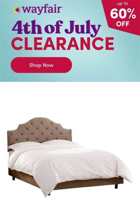 Wayfair Custom Upholstery Tufted Upholstered Low Profile Standard Bed