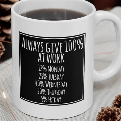 Funny Work Mug Its Always Coffee Oclock At Work Etsy