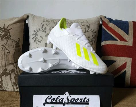Jual Sepatu Bola Soccer Original Adidas X FG BB White Solar Yellow Virtuso Pack New