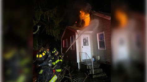 Crews Battle House Fire In Kingston Boston News Weather Sports