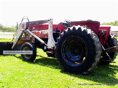 Case Ih 385 Farm Tractor Loader 2wd Diesel 43hp