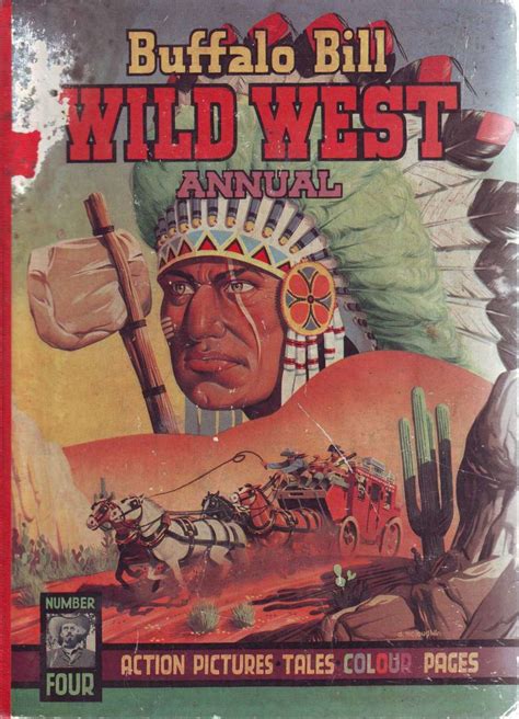 Buffalo Bill Wild West Annual 4 1952 Uk Comic Books