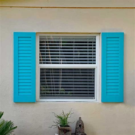 Louvered Composite Shutters Price And Order Outdoor Window Shutters
