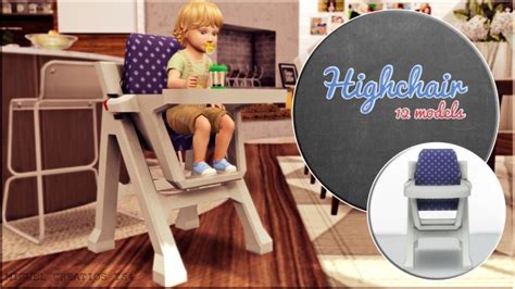 Toddler Highchair Functional At Victor Miguel Sims 4 Updates