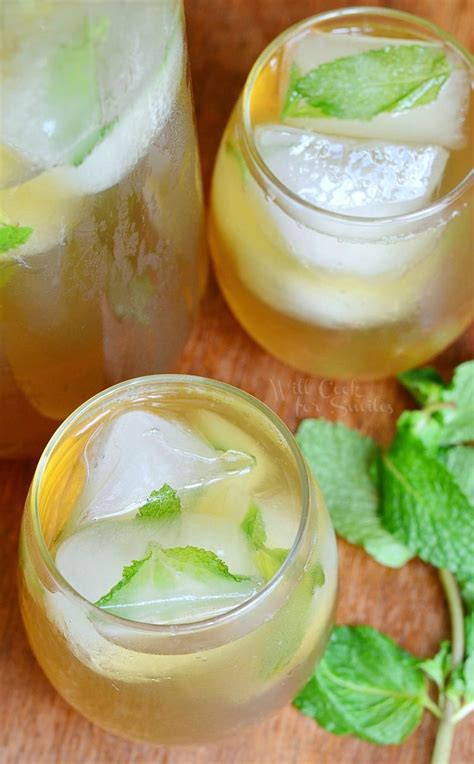 Honey Mint Green Iced Tea Will Cook For Smiles