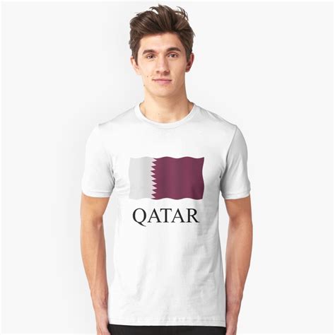 Qatar Flag T Shirt By Stuwdamdorp Redbubble