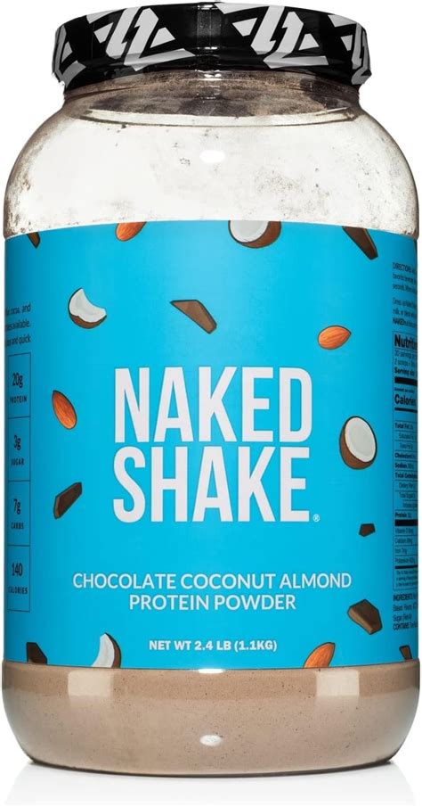 Amazon Com Naked Shake Chocolate Coconut Almond Protein Powder Flavored Plant Based Protein