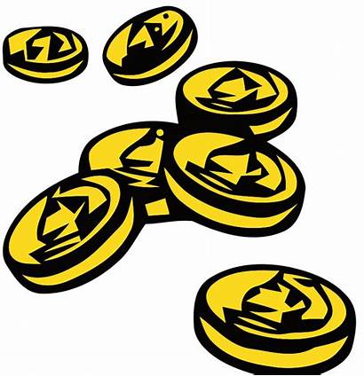 Coin Clip Gold Coins Clipart Money Transparent