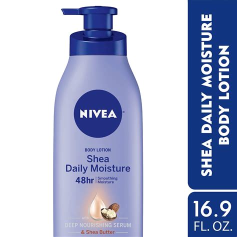 Nivea Shea Daily Moisture Body Lotion 48 Hour Moisture For Dry Skin