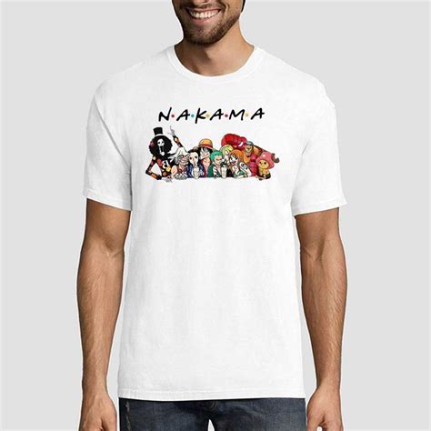 Friends Tv Show One Piece Nakama Graphic Tee Shirts Graphicteestore