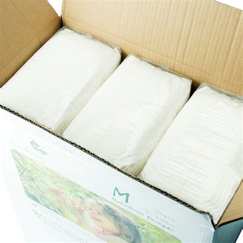 Biodegradable Disposable Baby Boxed Diapers Size M Eco Boom