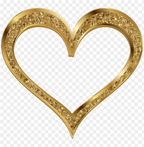 Gold Heart Png Free Png Images Toppng