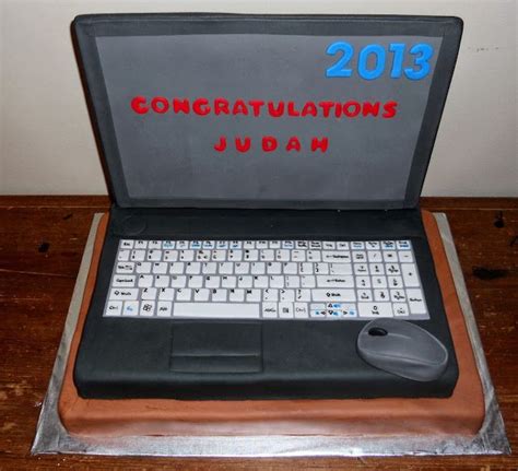 Bottom layer is a 12x18 and the laptop is a 9x13. 77 best images about Computer Cakes on Pinterest | Cakes, Keyboard and Computer engineering