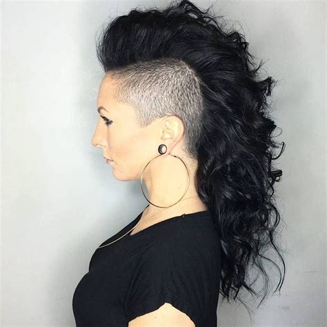 35 Stunning Curly Mohawk Hairstyles — Cuteness And