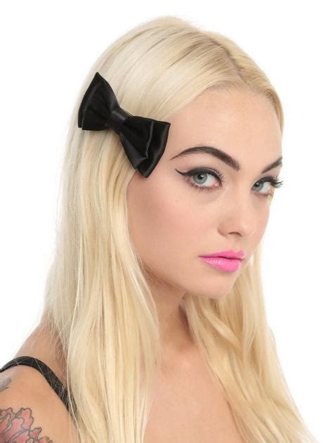 Black Hair Bow 2 Pack Hot Topic