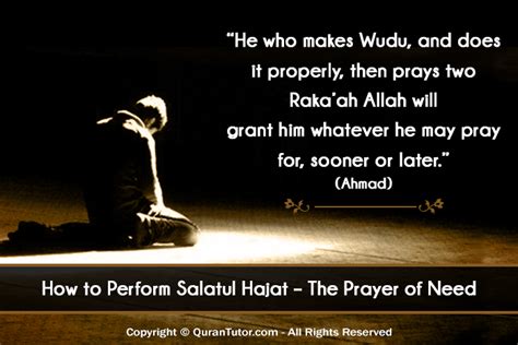 How To Perform Salatul Hajat The Prayer Of Need