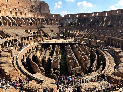 Inside View Of The Colosseum In Rome