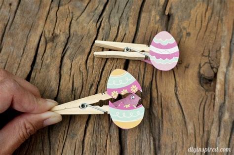 Easter Egg Clothespin Craft For Kids Diy Inspired