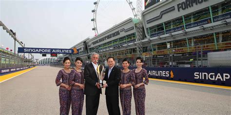 2019 Singapore Grand Prix Singapore Airlines Remain Title Sponsor