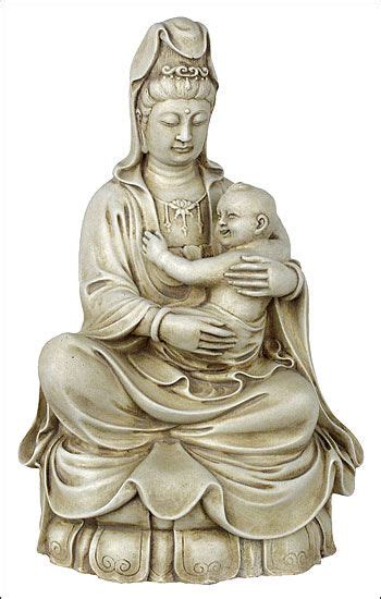 Kuan Yin With Baby Kuan Yin Kuan Yin Statues Guan Yin Guan Yin