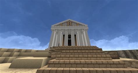 How To Build A Greek Temple In Minecraft
