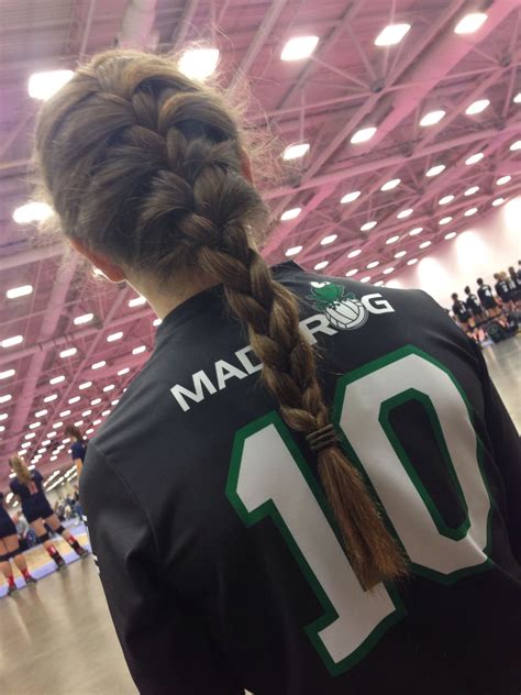 Volleyball Hairstyles Btw I Had Another Account And I Posted The Same