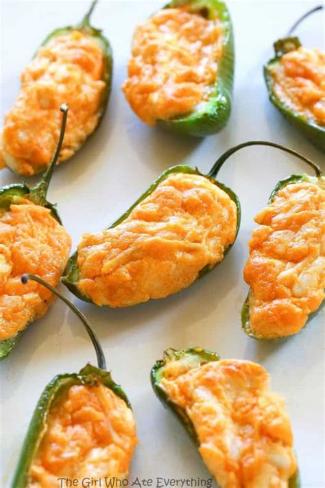 Buffalo Chicken Jalapeno Poppers The Girl Who Ate Everything