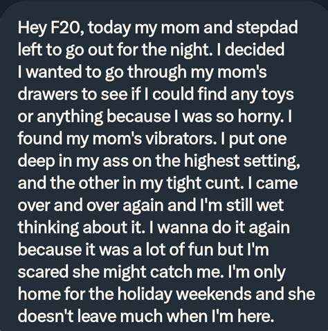 Pervconfession On Twitter She Loved Using Her Moms Toys
