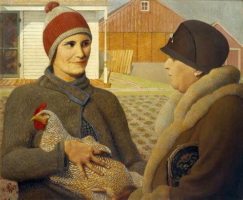 Rural Midwest Paintings Of Grant Wood The Eclectic Light Company