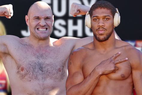 Max Boxing News Anthony Joshua Vs Tyson Fury How They Compare In