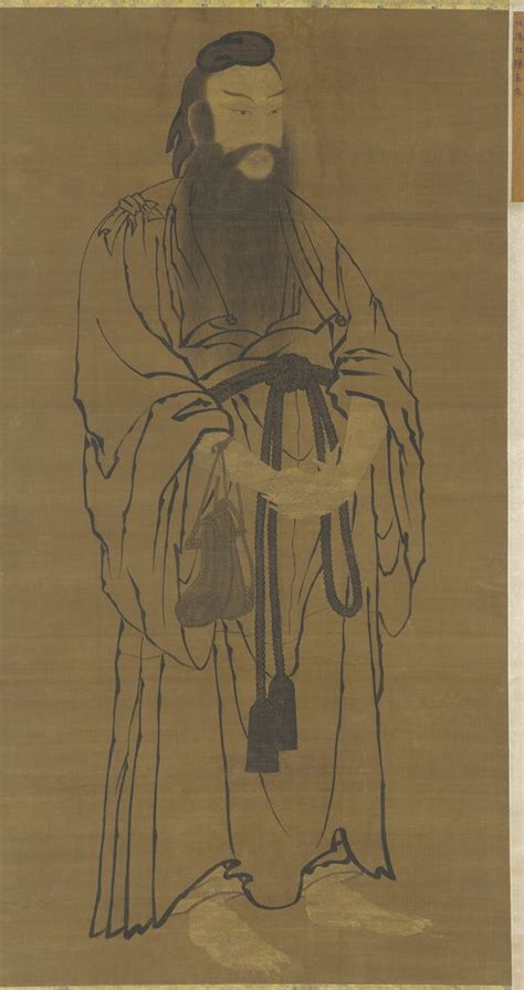 An Image Of A Man With A Long Beard And Wearing A Kimono Standing In