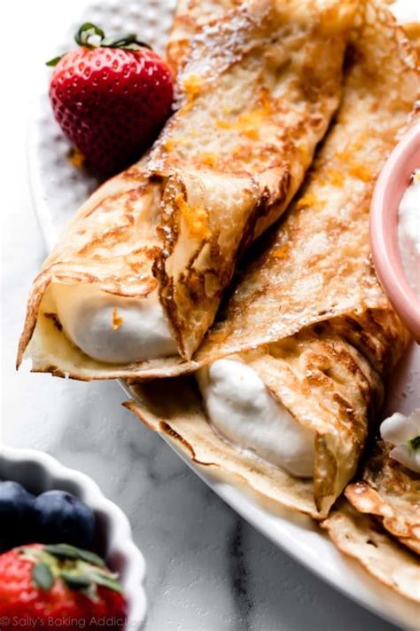 How To Make Crepes Recipe Video Sallys Baking Addiction