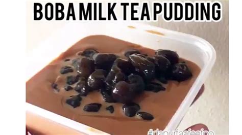 1 jug = 1 liter. Resepi Viral Boba Milk Tea Pudding - YouTube