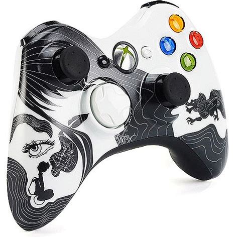 Official Xbox 360 Dragon Controller Wireless White Xbox 360 For Sale