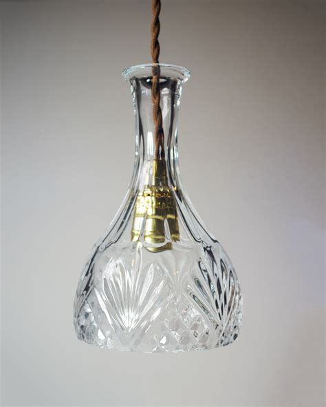 Glass Bottle Pendant Light Tudo And Co