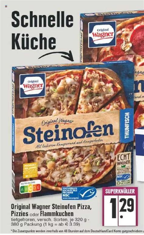 Original Wagner Steinofen Pizza Pizzies Oder Flammkuchen Angebot Bei Edeka