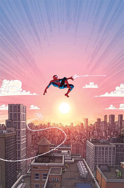 The Amazing Spider Man 19 2016 Variant Cover By Aaron Kuder Amazing