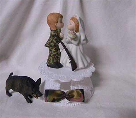 I had pictures of real hunted hogs to look at while i decorated the cake. Wedding Party Reception Camo Hog Hunter Hunting Kissing ...